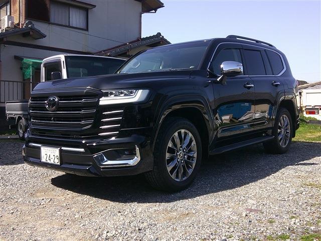 Ref:AUX-22725142 TOYOTA LAND CRUISER 2023 1 2023 Toyota Land Cruiser black gasoline used car Japan export
