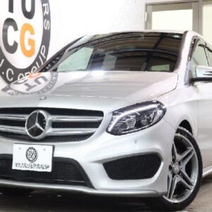2015 Mercedes Benz B-Class silver gasoline used car Japan export