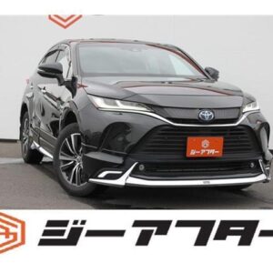 2023 Toyota Harrier Hybrid black gasoline used car Japan export
