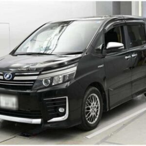 2017 Toyota Voxy black gasoline used car Japan export