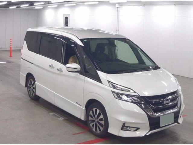 Ref:AUX-22733443 NISSAN SERENA 2018 1 2018 Nissan Serena pearl gasoline used car Japan export