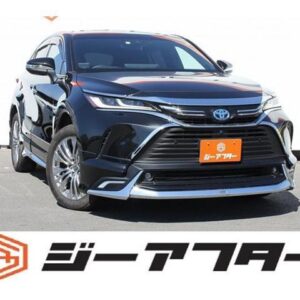 2023 Toyota Harrier Hybrid black gasoline used car Japan export