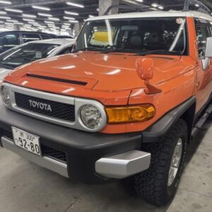 2012 Toyota Fj Cruiser orange gasoline used car Japan export