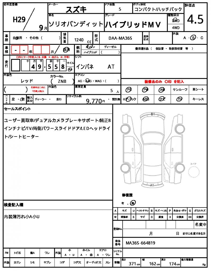 Ref:AUX-22740391 SUZUKI SOLIO BANDIT 2017 11 Ref:AUX-22740391 SUZUKI SOLIO BANDIT 2017 - Image 11
