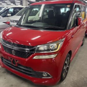 2017 Suzuki Solio Bandit red gasoline used car Japan export