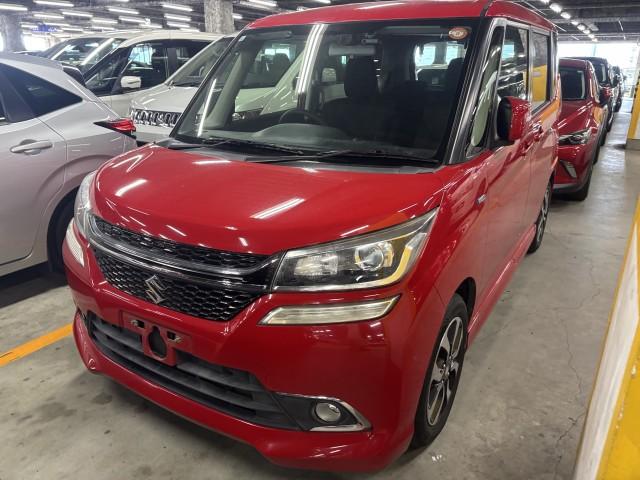 Ref:AUX-22740391 SUZUKI SOLIO BANDIT 2017 1 2017 Suzuki Solio Bandit red gasoline used car Japan export