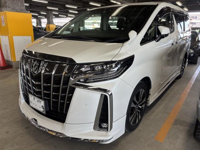 Ref:AUX-22740599 TOYOTA ALPHARD 2021 1 2021 Toyota Alphard pearl gasoline used car Japan export