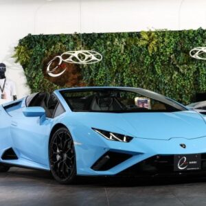 2021 Lamborghini Huracan blue gasoline used car Japan export