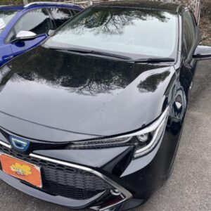 2018 Toyota Corollasport black gasoline used car Japan export