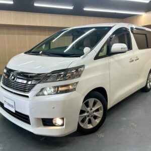 2012 Toyota Vellfire white gasoline used car Japan export