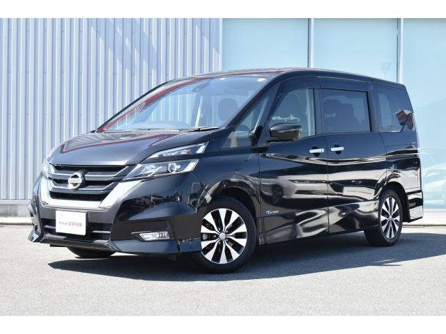 Ref:AUX-22744675 NISSAN SERENA 2017 1 2017 Nissan Serena black gasoline used car Japan export