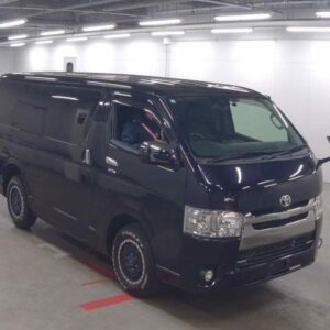 2017 Toyota Regius Ace Van black diesel used car Japan export