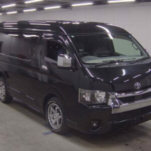 2023 Toyota Hiace Wagon black gasoline used car Japan export