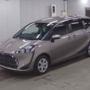 2021 Toyota Sienta gray gasoline used car Japan export