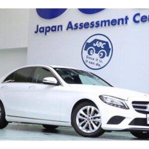 2019 Mercedes Benz C-Class white gasoline used car Japan export