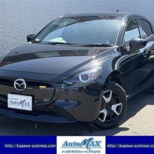 2024 Mazda Mazda2 black gasoline used car Japan export