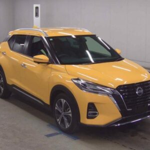 2021 Nissan Kicks yellow gasoline used car Japan export