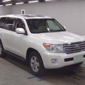 2014 Toyota Land Cruiser pearl gasoline used car Japan export