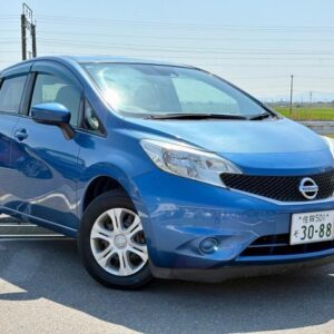2015 Nissan Note blue gasoline used car Japan export