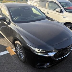 2024 Mazda Mazda3 Sedan black gasoline used car Japan export