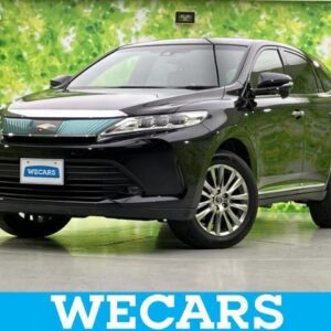 2017 Toyota Harrier black gasoline used car Japan export