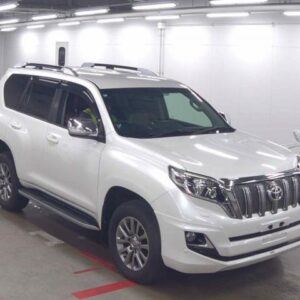 2017 Toyota Land Cruiser Prado pearl diesel used car Japan export