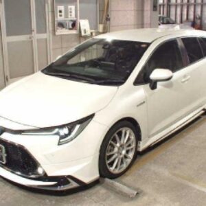 2019 Toyota Corolla Touring pearl gasoline used car Japan export