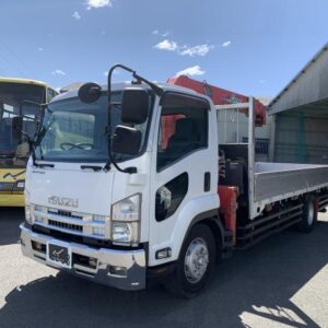 2012 Isuzu Forward white diesel used car Japan export