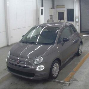 2021 Fiat 500 gray gasoline used car Japan export