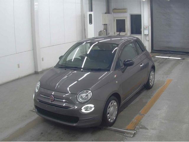 Ref:AUX-22758858 FIAT 500 2021 1 2021 Fiat 500 gray gasoline used car Japan export