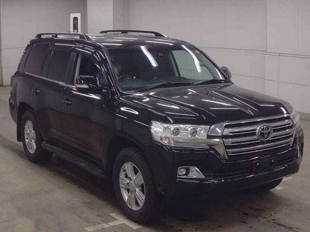 Ref:AUX-22759581 TOYOTA LAND CRUISER 2018 1 2018 Toyota Land Cruiser black gasoline used car Japan export
