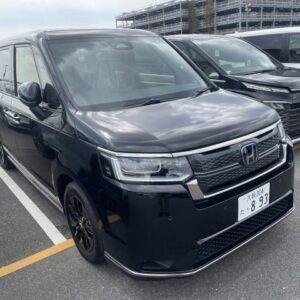 2026 Honda Stepwagon black hybrid used car Japan export