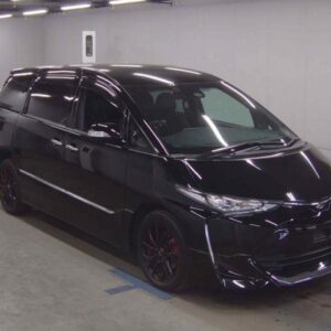 2019 Toyota Estima black gasoline used car Japan export