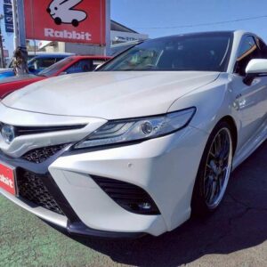 2022 Toyota Camry pearl hybrid used car Japan export