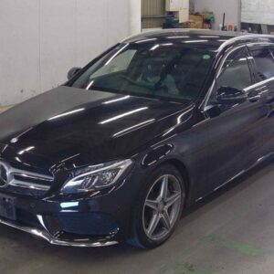 2015 Mercedes Benz C-Class Stationwagon black gasoline used car Japan export