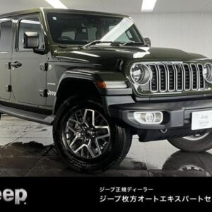2024 Chrysler Jeep Jeep Wrangler Unlimited green gasoline used car Japan export