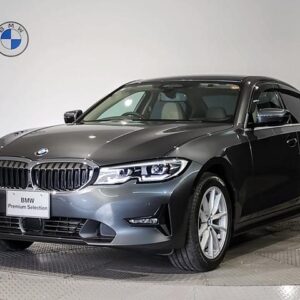 2021 Bmw 3 Series gray diesel used car Japan export