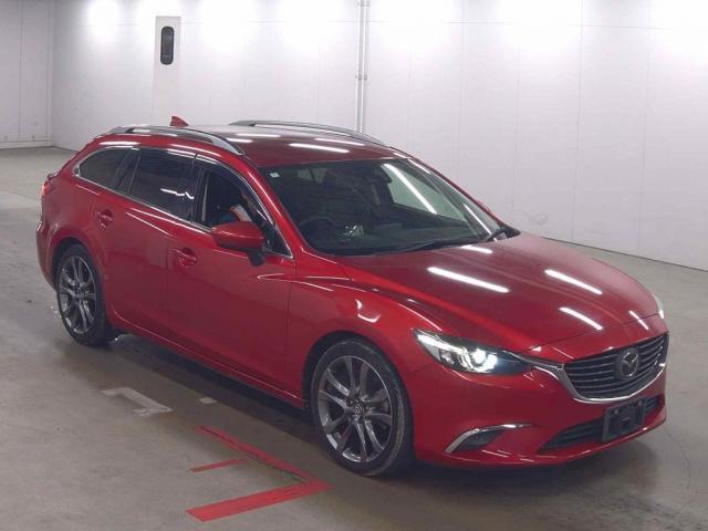 Ref:AUX-22764705 MAZDA ATENZA WAGON 2016 1 2016 Mazda Atenza Wagon red diesel used car Japan export