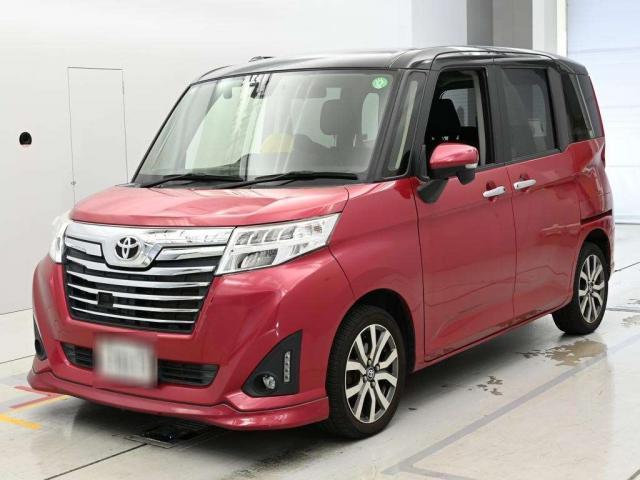 Ref:AUX-22764727 TOYOTA ROOMY 2017 1 2017 Toyota Roomy wine gasoline used car Japan export