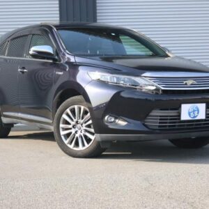 2016 Toyota Harrier Hybrid black hybrid used car Japan export