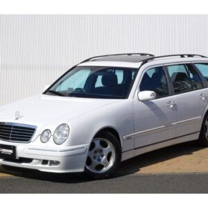 2001 Mercedes Benz E-Class Stationwagon white gasoline used car Japan export