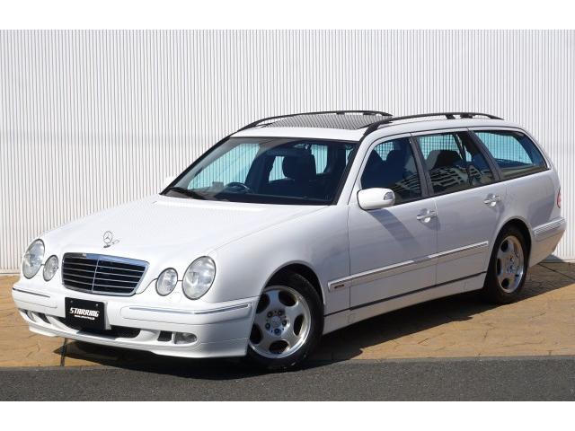 Ref:AUX-22764806 MERCEDES BENZ E-CLASS STATIONWAGON 2001 1 2001 Mercedes Benz E-Class Stationwagon white gasoline used car Japan export
