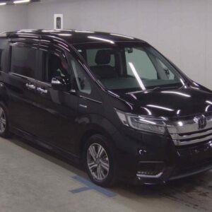 2019 Honda Stepwagon Spada black gasoline used car Japan export