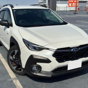 2023 Subaru Crosstrek white gasoline used car Japan export