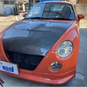 2005 Daihatsu Copen orange gasoline used car Japan export