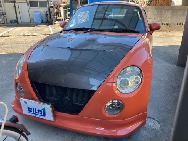 Ref:AUX-22765167 DAIHATSU COPEN 2005 1 2005 Daihatsu Copen orange gasoline used car Japan export