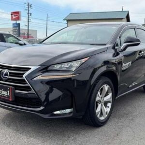 2015 Lexus Nx black hybrid used car Japan export