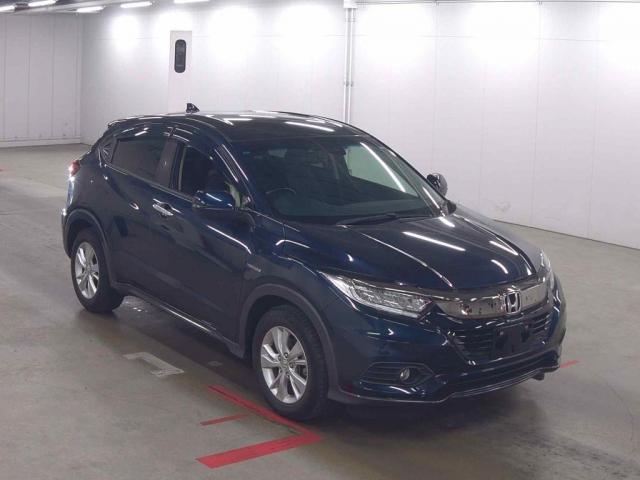 Ref:AUX-22768997 HONDA VEZEL 2018 1 2018 Honda Vezel blue gasoline used car Japan export
