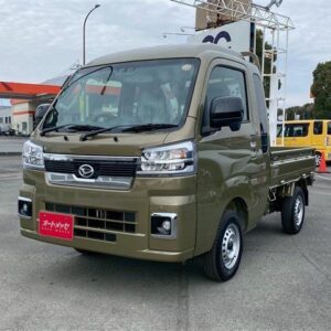 2025 Daihatsu Hijet Truck green gasoline used car Japan export