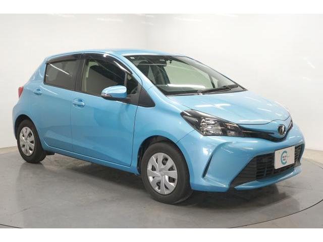 Ref:AUX-22773016 TOYOTA VITZ 2015 1 2015 Toyota Vitz blue gasoline used car Japan export